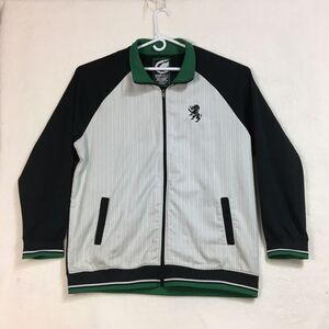 Vintage Y2K Ecko Unltd Full Zip‎ Jacket Men's 2XL White Green Urban Streetwear